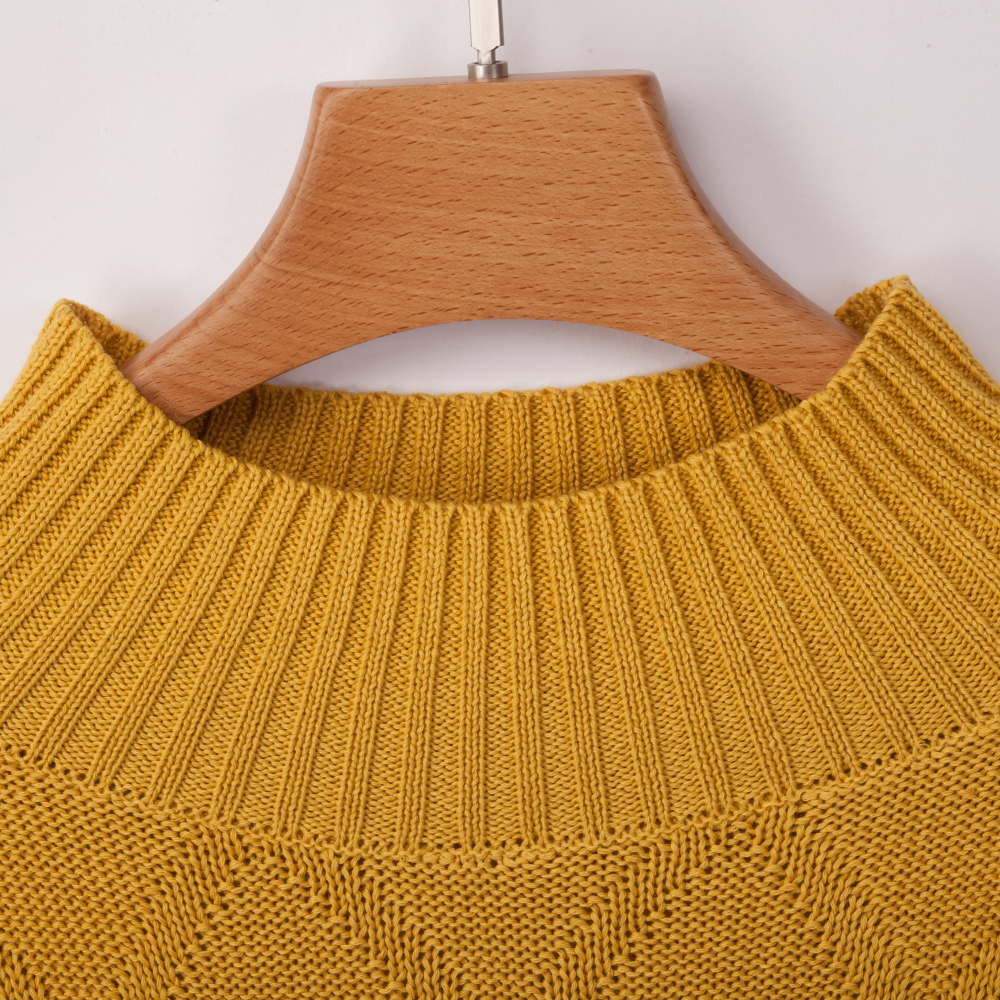 SZ60240-2 Solid Color Sweater